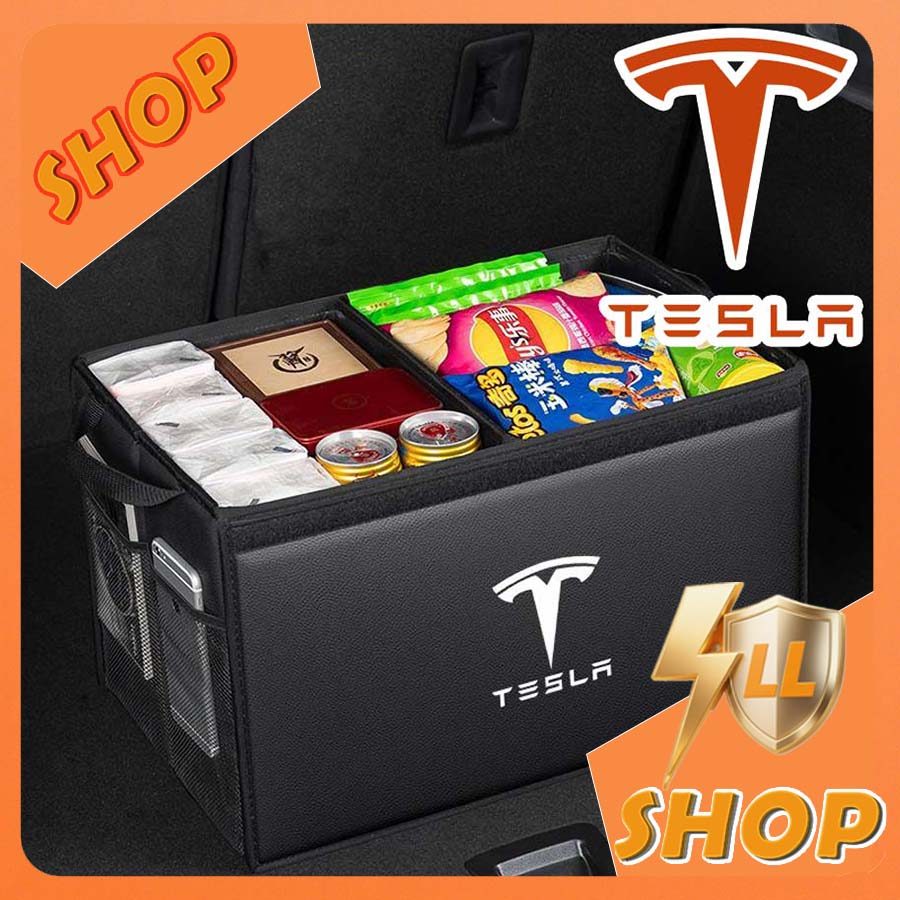 [READY]TESLA MODEL Y Trunk Folding Storage Box MODEL 3 HIGHLAND Body Kit Decoration TESLA Y JUNIPER 