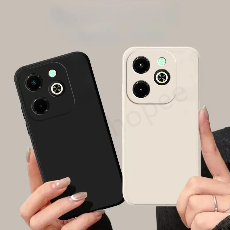 เคสสําหรับ Tecno Spark 20, Spark 20C,Spark Go 2024, Spark 20 Pro, Soft Case, Simple Case, เคสสีธรรมดา