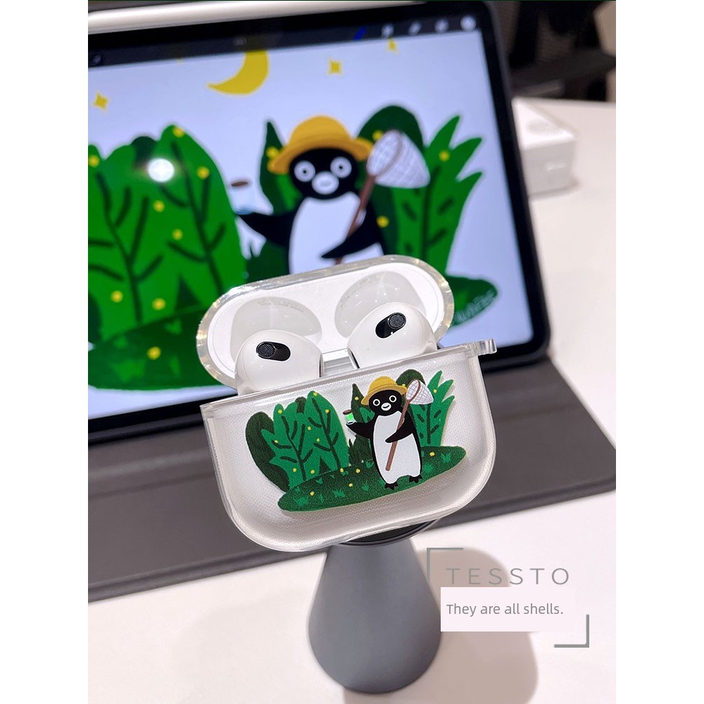 airpod pro 3 case เคส airpods pro 3 เคสหูฟังแบบใสน่ารักสำหรับ Apple AirPodsPro2