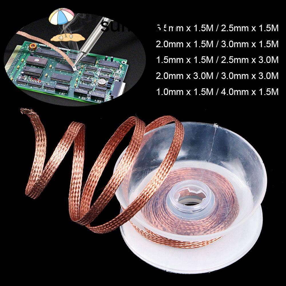 SUMMERR ลวดขายทองแดง BGA ซ่อมทําความสะอาดการเชื่อม Soldering Wick