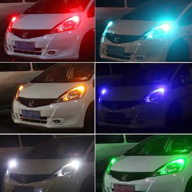 หลอดไฟหรี่ ขั้วT10 W5W LED 5 ชิพ (ราคา 1หลอด) (จัดส่งไวสินค้าส่งจากในประเทศไทย)