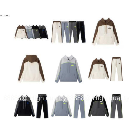 เสื้อกันหนาวฮูดี้และกางเกงวอร์มแบบขนแกะจาก Syna World ในสไตล์American Street พร้อมปักโลโก้