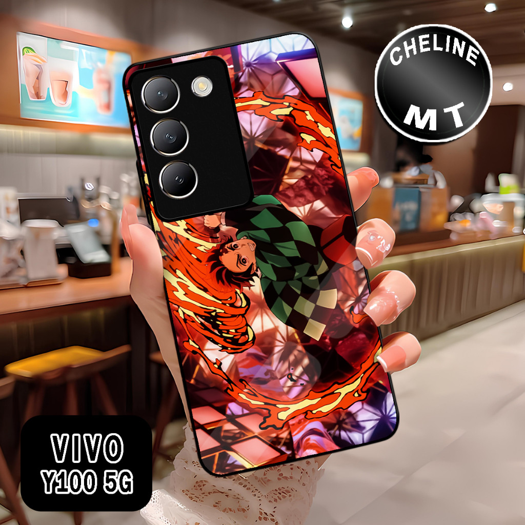 ( WX 8 ) glossy softcase สําหรับ vivo Y100 l V27 27E V27 PRO l VIVO V29 l V29E V29 PRO อะนิเมะ motif