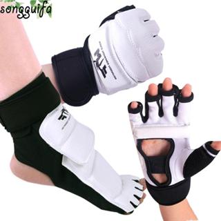 ถุงมือเทควันโดหนังPU สําหรับการฝึกฝนเทควันโด คาราเต้ และมวยไ…