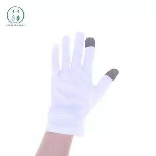 [Chicnest] ถุงมือให้ความชุ่มชื้นผ้าฝ้ายนุ่มสําหรับมือแตกแห้งโลชั่นก่อนนอนล็อคขัดผิว BU