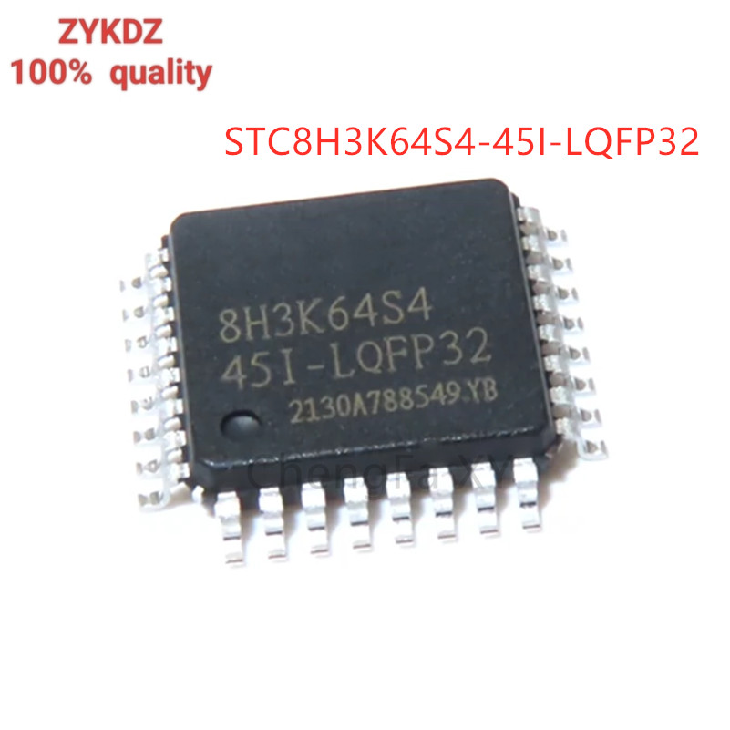 1PCS STC8H3K64S4-45I-LQFP32 STC8H3K64S4 8H3K64S4 ในสต็อก LQFP-32