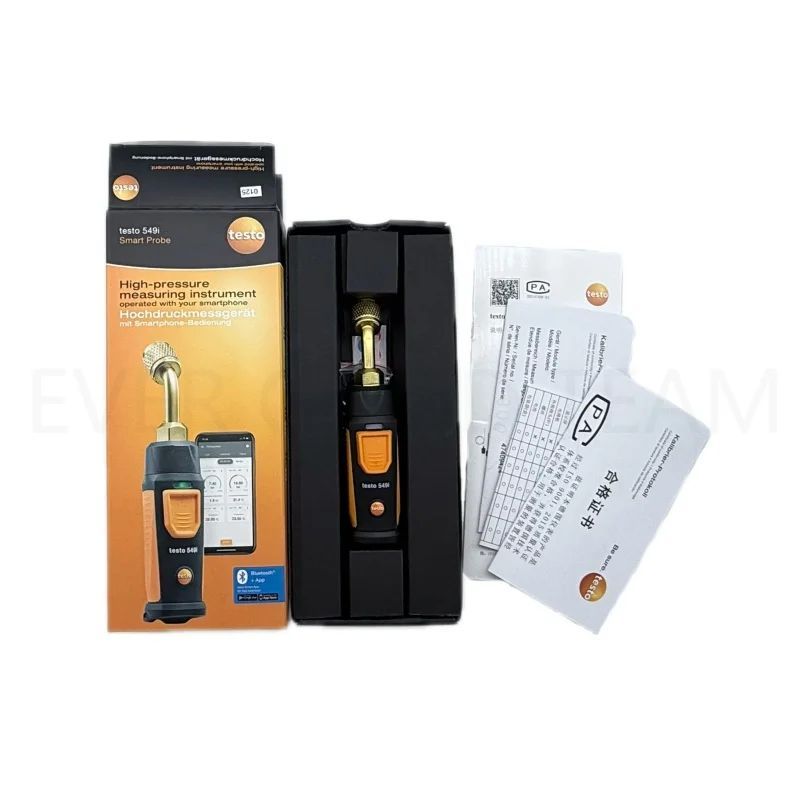 Testo 549i เครื่องวัดความดันสูง (ที่รองรับบลูทูธ) เครื่องวัดความดันเครื่องทําความเย็นโพรบอัจฉริยะและ