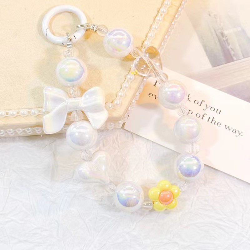 ห่วงโซ่โทรศัพท์มือถือ เคสโทรศัพท์ จี้ กระเป๋าเดินทาง เสน่ห์ พวงกุญแจ จี้ลูกปัดอะครีลิค พวงกุญแจน่ารัก - รูปที่ 2