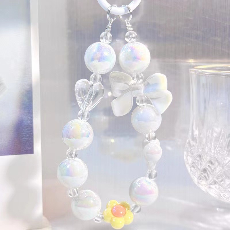 ห่วงโซ่โทรศัพท์มือถือ เคสโทรศัพท์ จี้ กระเป๋าเดินทาง เสน่ห์ พวงกุญแจ จี้ลูกปัดอะครีลิค พวงกุญแจน่ารัก - รูปที่ 4