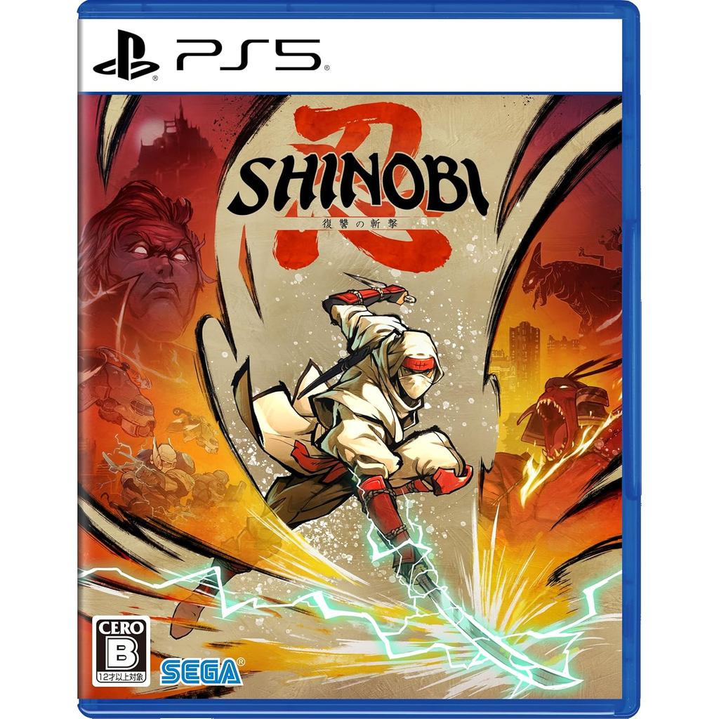 แผ่นเกม💿 Ps5 Shinobi : Art of Vengeance | แท้มือ1 🆕 | Zone2 ญี่ปุ่น 🇯🇵 (เปลี่ยนภาษา Engได้) | Playst