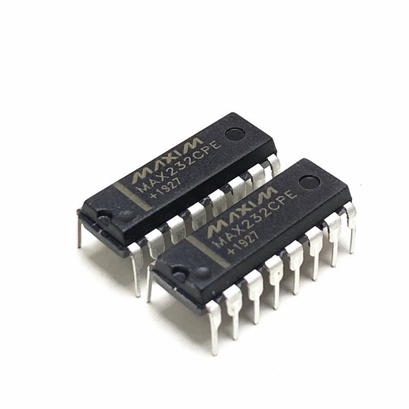 MAX232CPE MAX232EPE USB ถึง 232 พอร์ตอนุกรม RS-232 อินเทอร์เฟซ IC