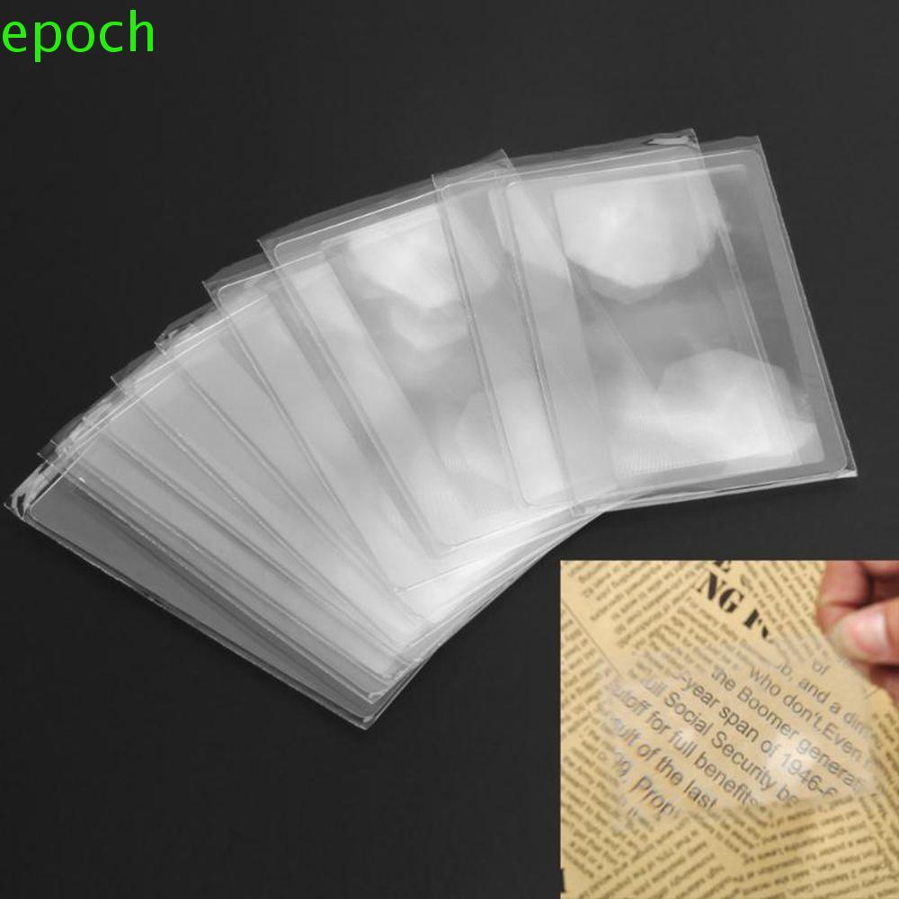 EPOCH แว่นขยายแบบพกพา 3X ทําจากพลาสติกแว่นขยาย