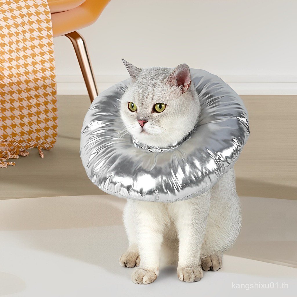 Cat Beauty Collar Collar Lightweight Anti-Bite Collar Elizabeth Waterproof สินค้าใหม่ Pet Anti-Lick 