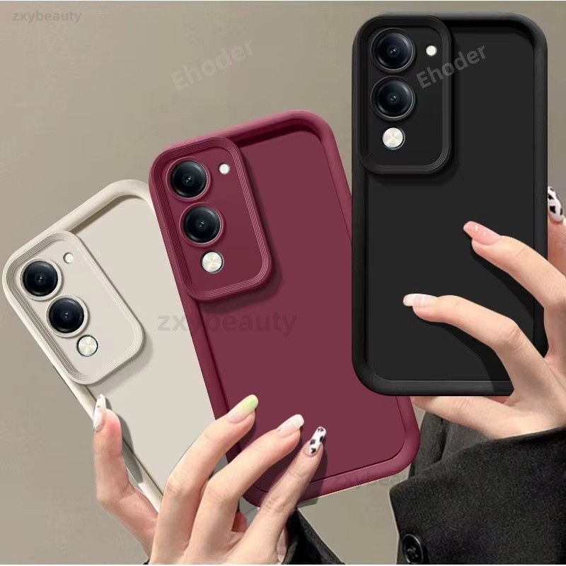 ปลอกสําหรับ Vivo Y04 Y29S Y04S 5G 4G 2025 กรณีซิลิโคนเหลวนุ่มสําหรับ VivoY04 VivoY04S VivoY29S ป้องก