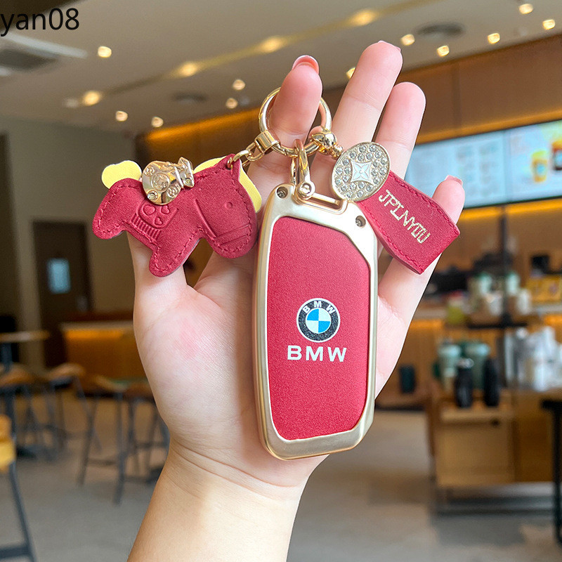 สังกะสีหนังกุญแจรถสําหรับ BMW 530i 540i 550e 750e 740i 760i X1 X2 X5 X6 X7 M5 iX1 iX2 iX XM i5 i7 อั