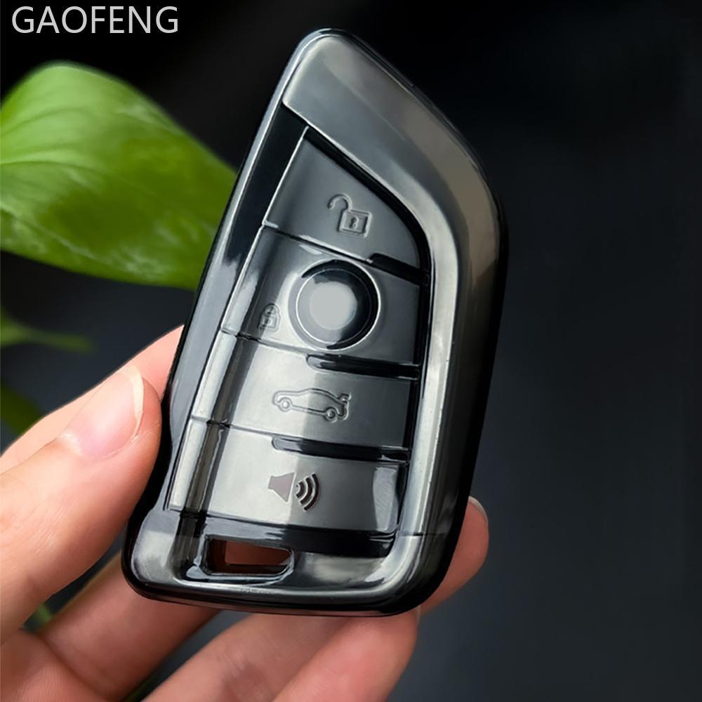 GAOFENG TPU นุ่มรถโปร่งใสกรณีรีโมทคอนโทรลฝาครอบป้องกันอุปกรณ์เสริมอัตโนมัติสําหรับ BMW X3 X4 G02 G05