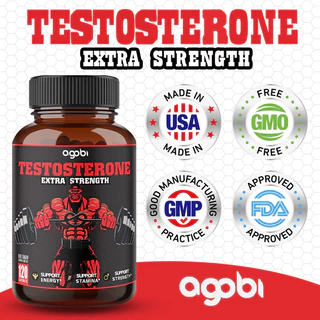 COOLKIN Testosterone Extra Strength, Ashwagandha Root, Tribulus Terrestris, รากโสม, Tongkat Ali Root - 30/60/120 แคปซูล, Made in USA