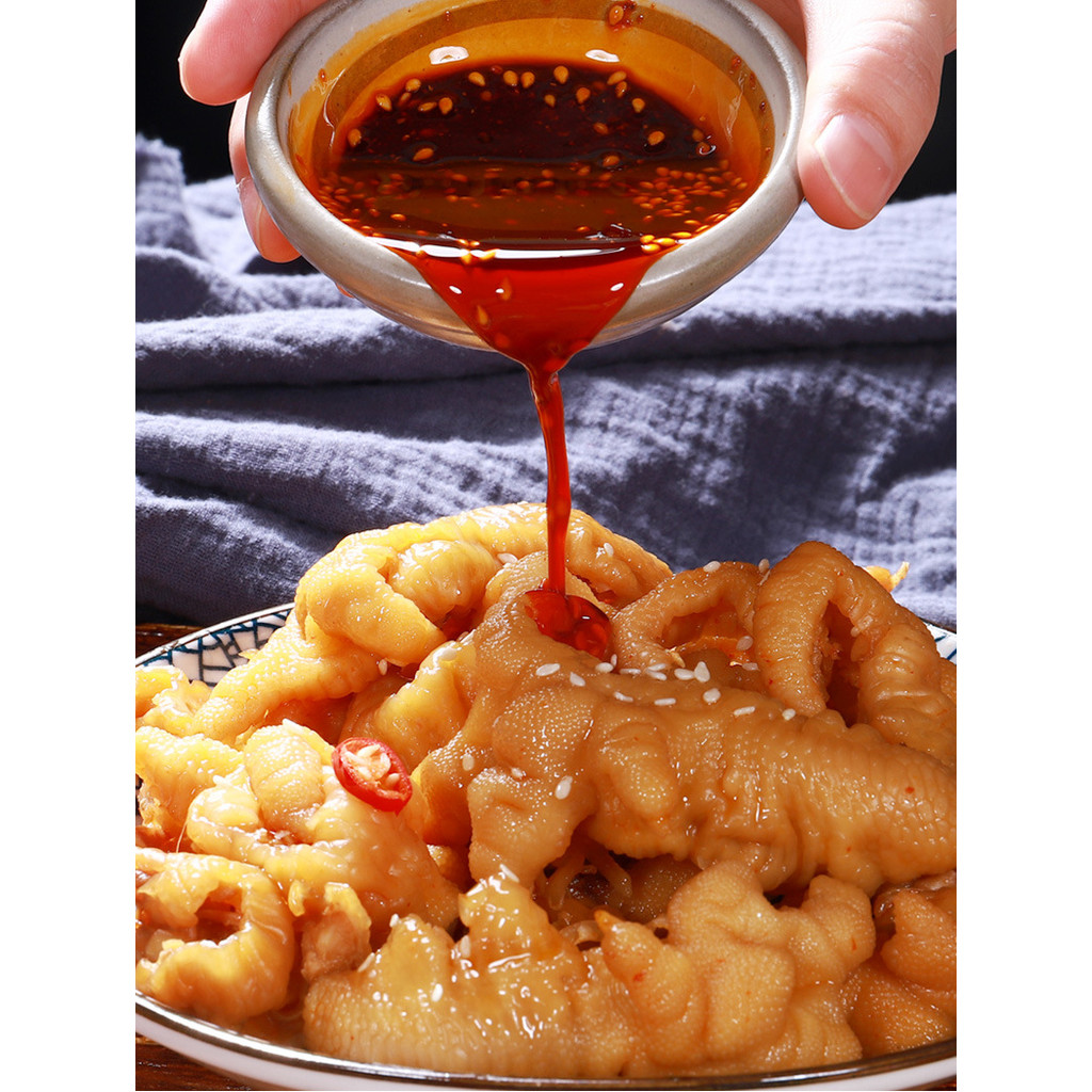 ซอสรสไทยจัดส่งบนครึ่งกรงเล็บไก่มะนาวเชิงพาณิชย์ซอสปรุงรสพริกไทยดองเปรี้ยวร้อนกรงเล็บฟีนิกซ์ทะเล - รูปที่ 6