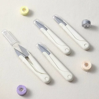 กรรไกร กรรไกรตัดขี้ด้าย มีปลอกสวม ใส่ กรรไกรตัดขี้ด้าย DIY ใส ในงานตัดเย็บต่างๆ