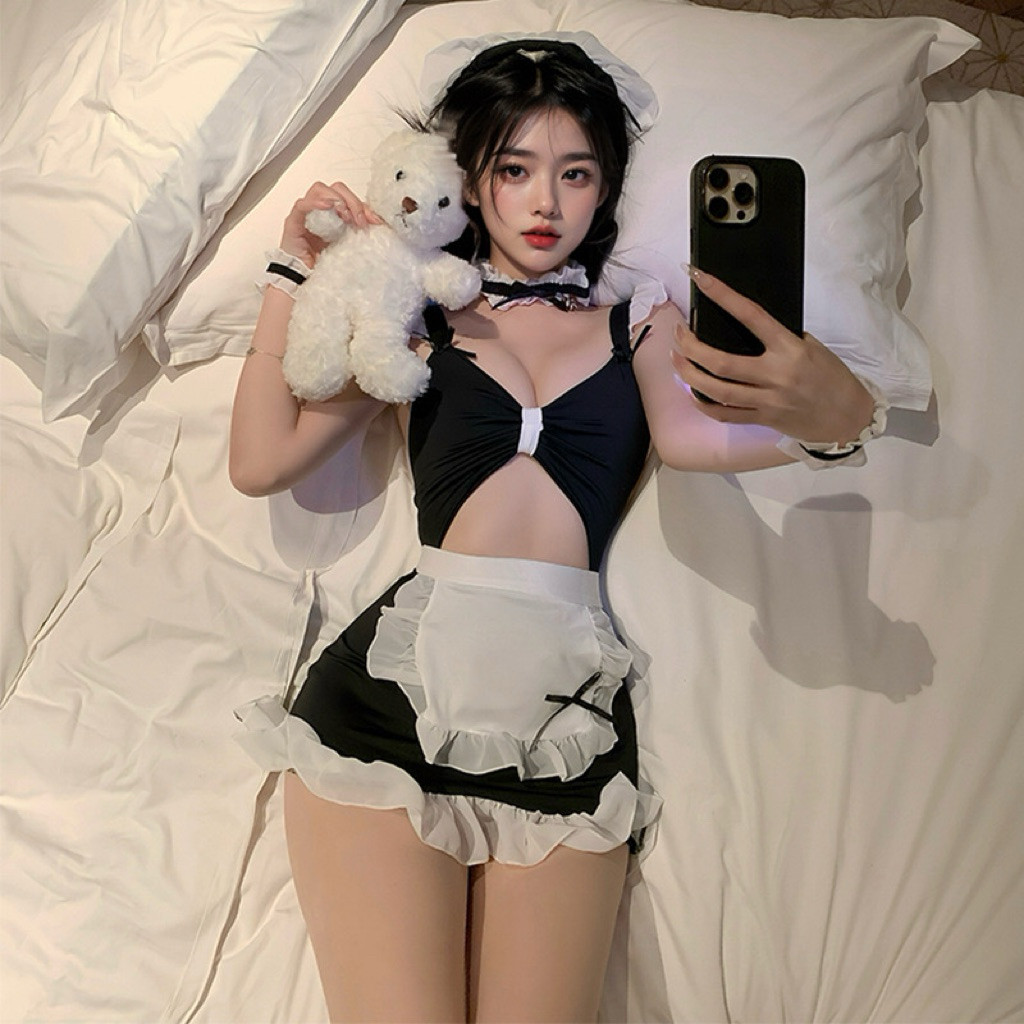 ชุดเมด แม่บ้าน ชุดคอสเพลย์ รุ่น M632 (Pi) 🏆เกรดพรีเมี่ยมแท้ Onenight888