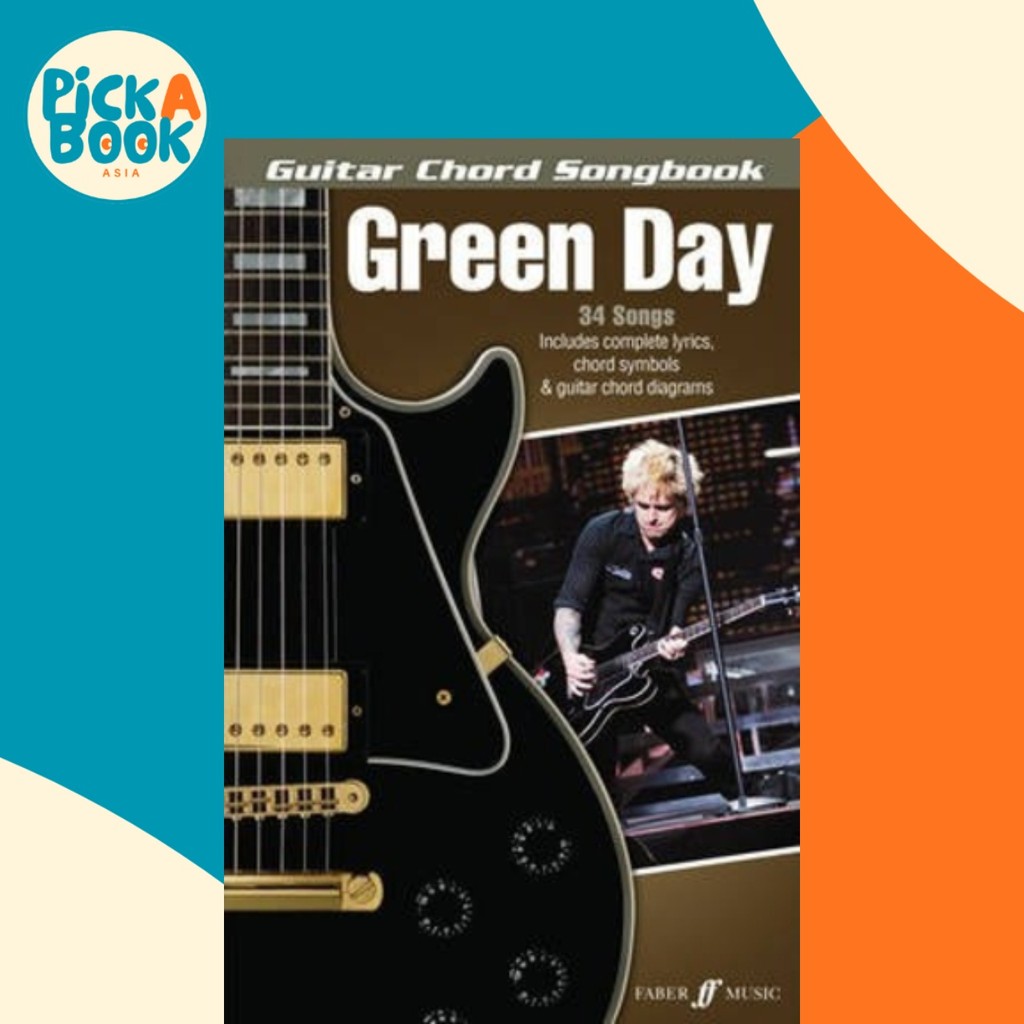 Green Day Guitar Chord Songbook โดย Green Day (ฉบับสหราชอาณาจักร ปกอ่อน)