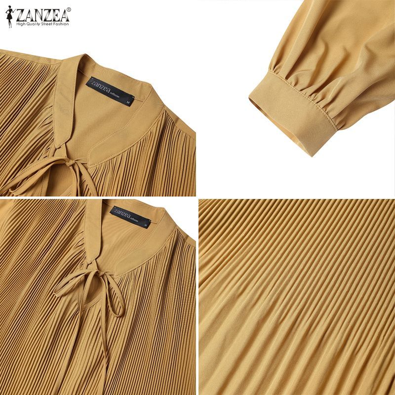 ZANZEA เสื้อเบลาส์สไตล์เกาหลีสำหรับผู้หญิง - รูปที่ 6