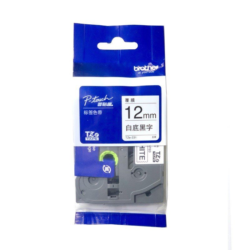 Original Brother Brother Label Machine Ribbon TZE-231 631 12mm 18 24 pt-e100b d2