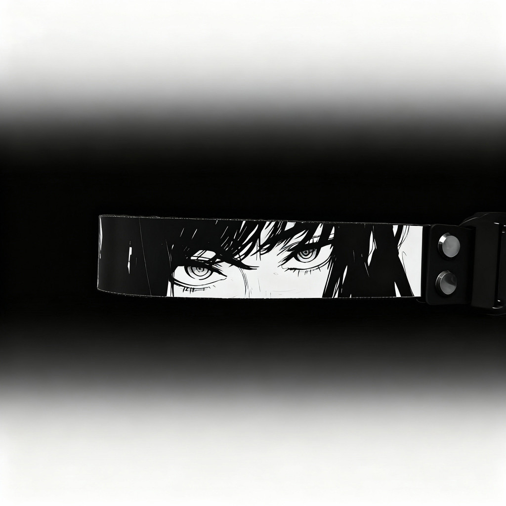 War Devil Anime Keyboard Ribbon Strap for Wooting 60HE ATK68 Nylon PU Strap with 3M Tape & Screws