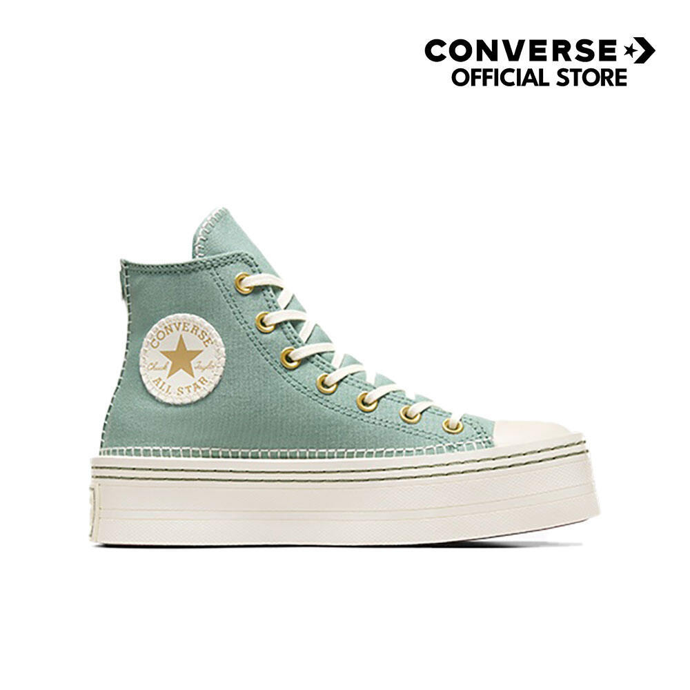 CONVERSE รองเท้าผ้าใบ รุ่น CTAS MODERN LIFT STITCH SICH HI GREEN A07547CF_U4GNXX