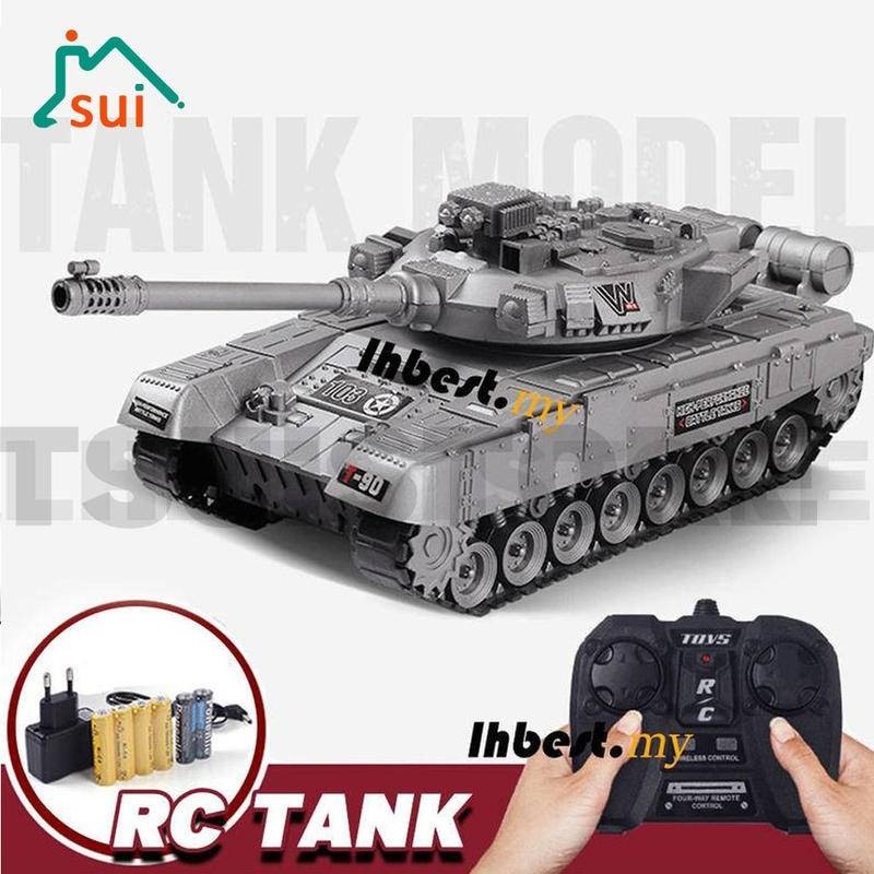 RC รถถังทหารรีโมทคอนโทรลรถของเล่นแสง Offroad Tracked ถังแชสซี World of Tanks ของเล่นสําหรับชาย