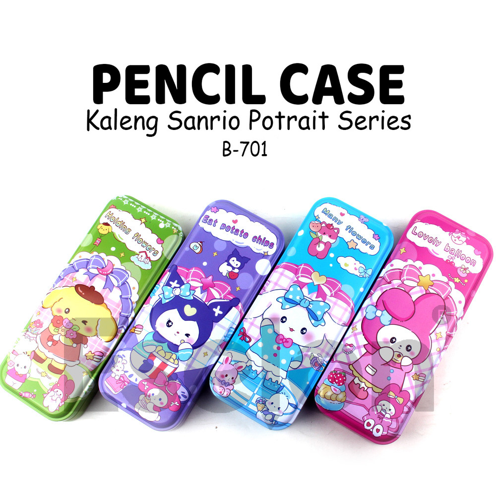 Portrait Tin Pencil Case B- 701/ lOVELLY Tin Pencil Case