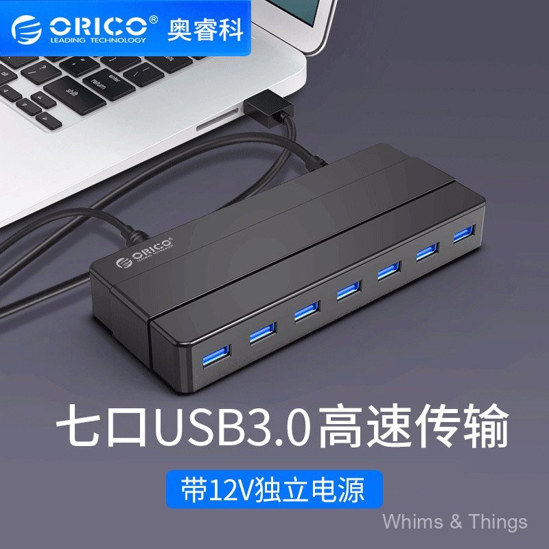 ORICO H7928-U3 คอมพิวเตอร์ USB3.0 HUB พร้อม Power HUB Splitter Multi-Port Converter Extension