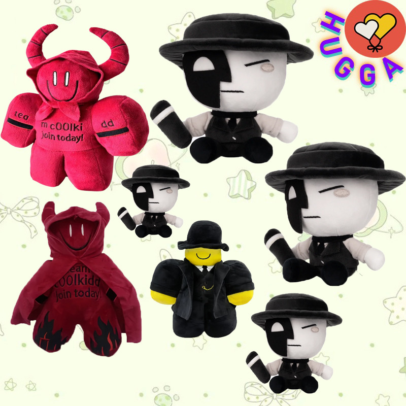 ❤ฮักก้า❤Artful ของเล่นตุ๊กตา Roblox ตุ๊กตาน่ารักสีแดง Gaming Plushie ของเล่น Roblox Forsaken Coolkid