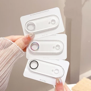 ฟิล์มกล้อง For iphone 11 12 13 14 15 16 17 Pro Max 17 Air 13 12 Mini 14 15 16 Plus 17 16Pro ฟิล์ม กระจก เพชรแฟลชรุ่นใหม่