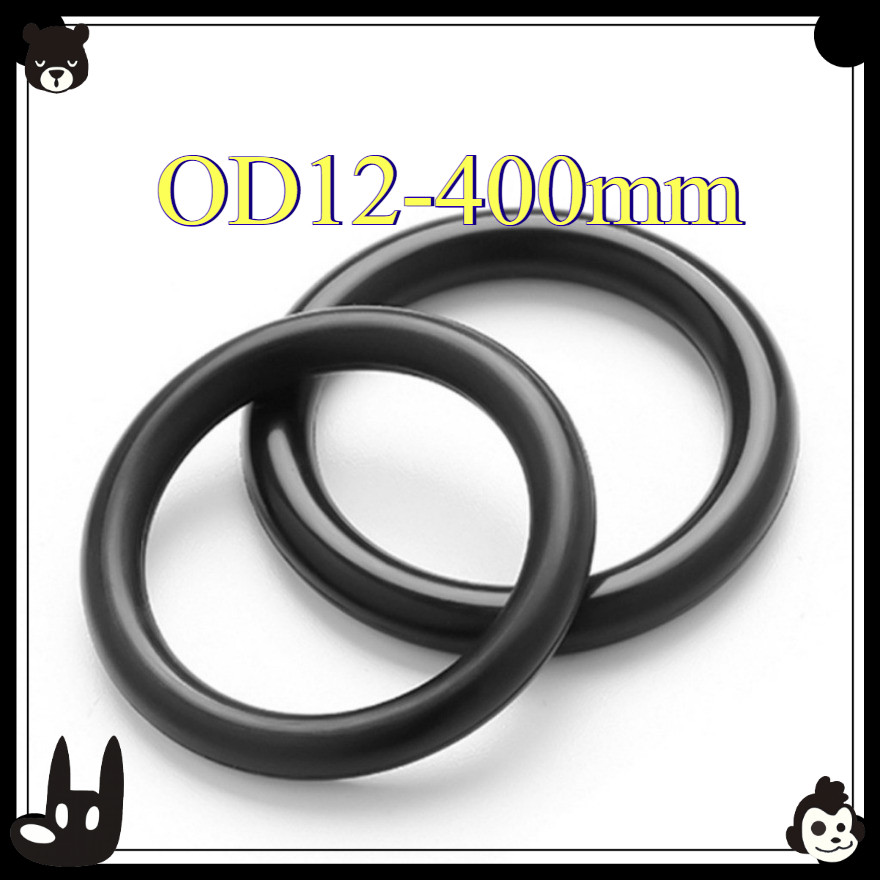 CS4.0mm แหวนซีลยาง O-ring O-ring OD12-400mm แหวนซีลน้ํามันไนไตรล์, ปะเก็นสีดํากันน้ําและทนอุณหภูมิสู