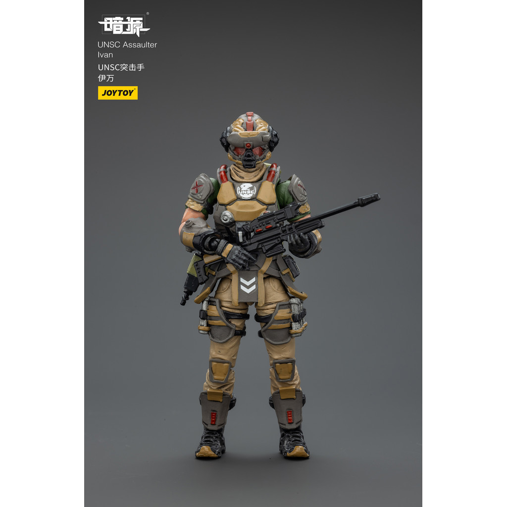 JOYTOY Dark Source UNSC Sniper Ivan ตัวเลขการกระทําตุ๊กตาคอลเลกชันของขวัญตกแต่ง Original รุ่นรวบรวมข