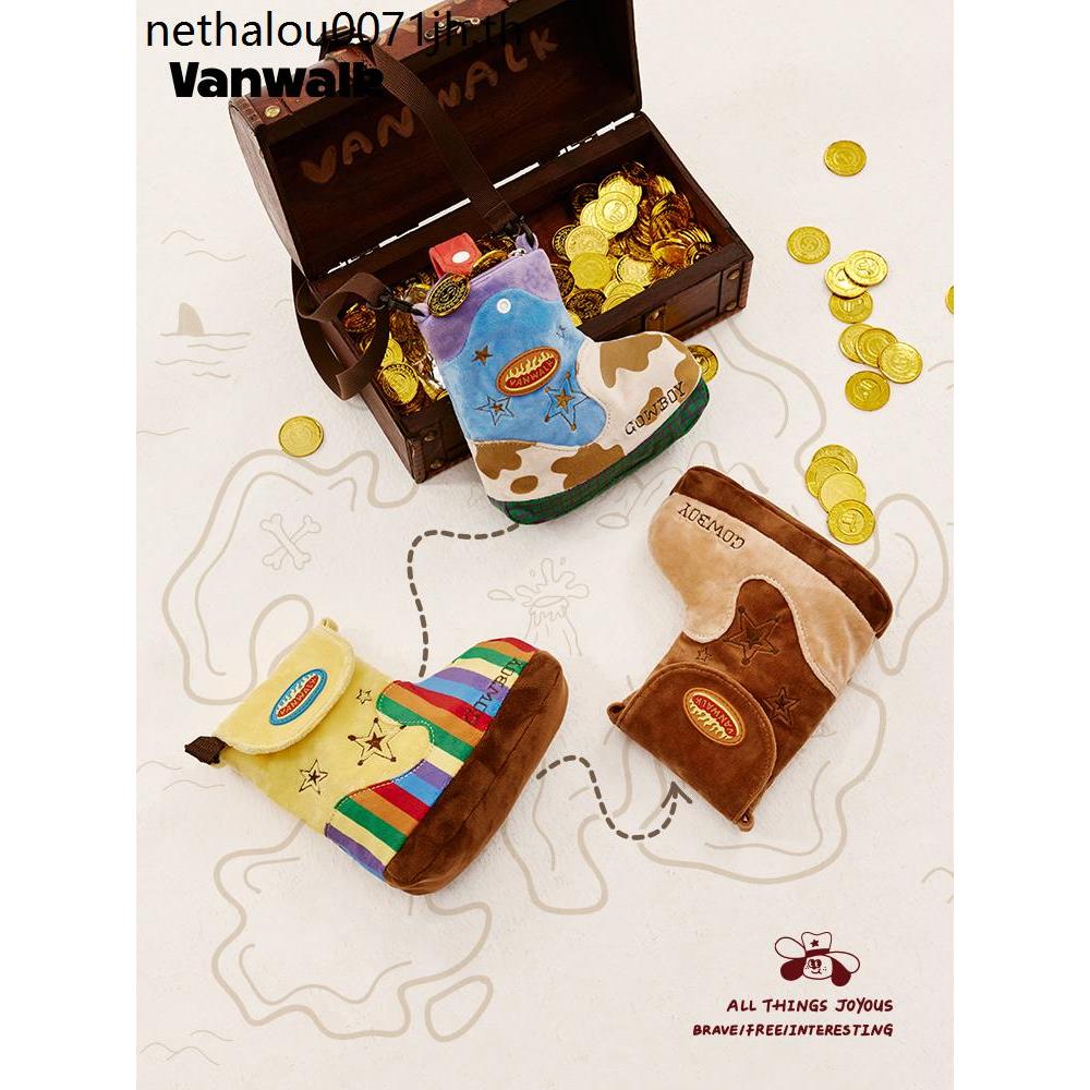 VANWALK Retro Gift Plush Shoulder Doll Bag