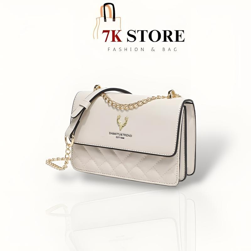 กระเป๋าสะพายข้างผู้หญิงดีไซน์เรียบหรูจาก 7K STORE TX26