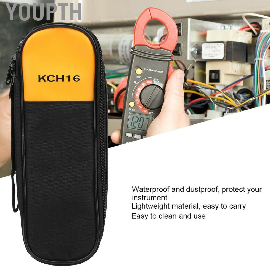 Youpth Youpth มัลติมิเตอร์แคลมป์มิเตอร์กระเป๋า Fit สำหรับ F302 F303 F305 F312 F317 F319 F362 F365 F3