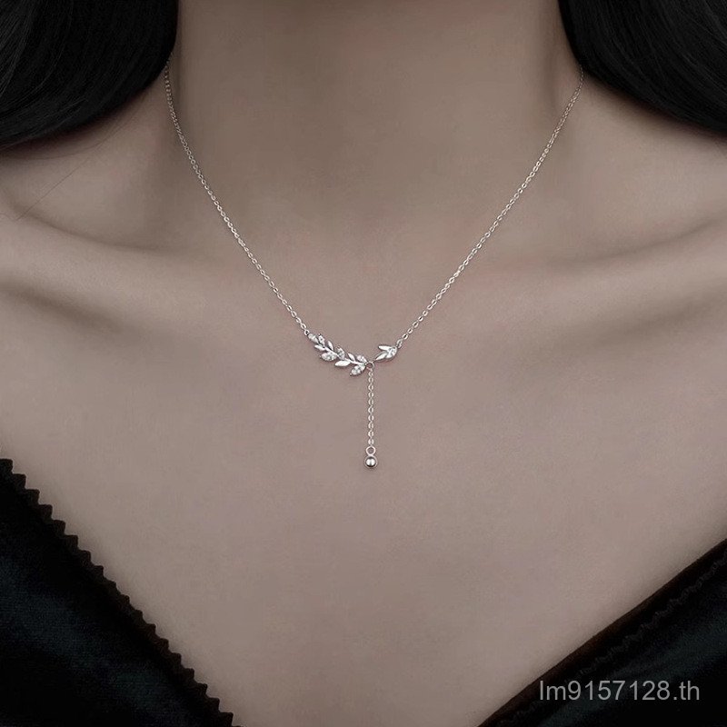 Clavicle Chain Niche s925 ขนาดเล็กสดอุปกรณ์เสริม All-Match เงินสเตอร์ลิงหรูหราสร้อยคอแฟชั่นหญิงออกแบ