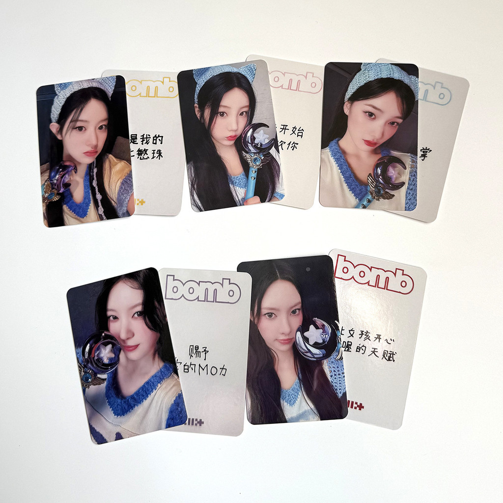 4-10pcs ILLIT BOMB Toki Yo Tomare อัลบั้ม Lomo การ์ด ILL LIKE YOU GLITTER DAY LIGHT STICK HMV TOWER 