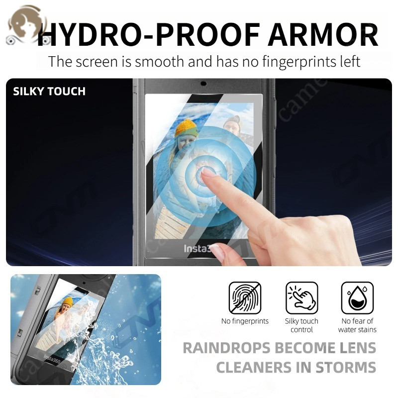 กระจกนิรภัยกันรอยสําหรับ Insta360 x4 Air HD ฟิล์มกันรอยหน้าจอป้องกันรอยขีดข่วน ราคา ถูกที่สุด ดีลบีเคเค แกลเลอรีภาพที่ 3
