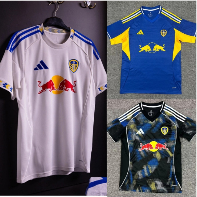 เสื้อฟุตบอล Leeds United สำหรับผู้ชาย ขนาด S-4XL