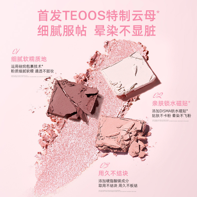 เพาะกาย Chuangyan Four-Color Eyeshadow Palette Matte Pearlescent Daily All-Match Light แต่งหน้า Comm