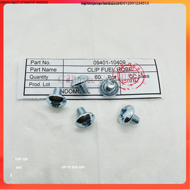 BOLT SPECIAL M6 8 mm 90107-K84-9002 BOLT 10 L 5 0.8CM COVER BODY TANK HONDA CRF 150 ORIGINAL $ รถจัก