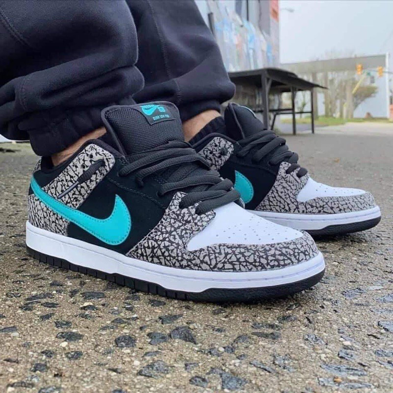 พร้อมส่ง Nike SB Dunk Low clear elephant Burst Crack BQ6817-009