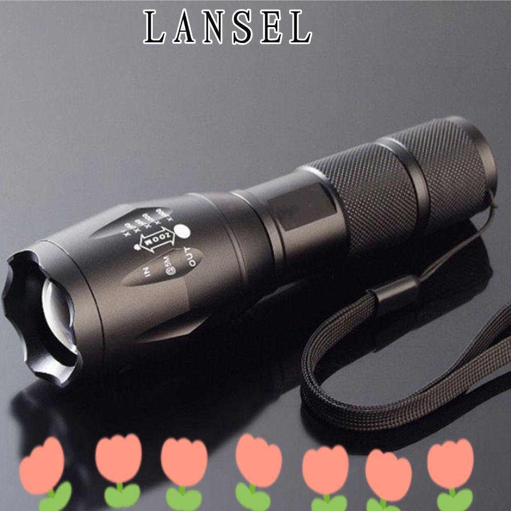 LANSEL1 ไฟฉายกันน้ําปฏิบัติ Outdoor Camping 500 Lumen LED
