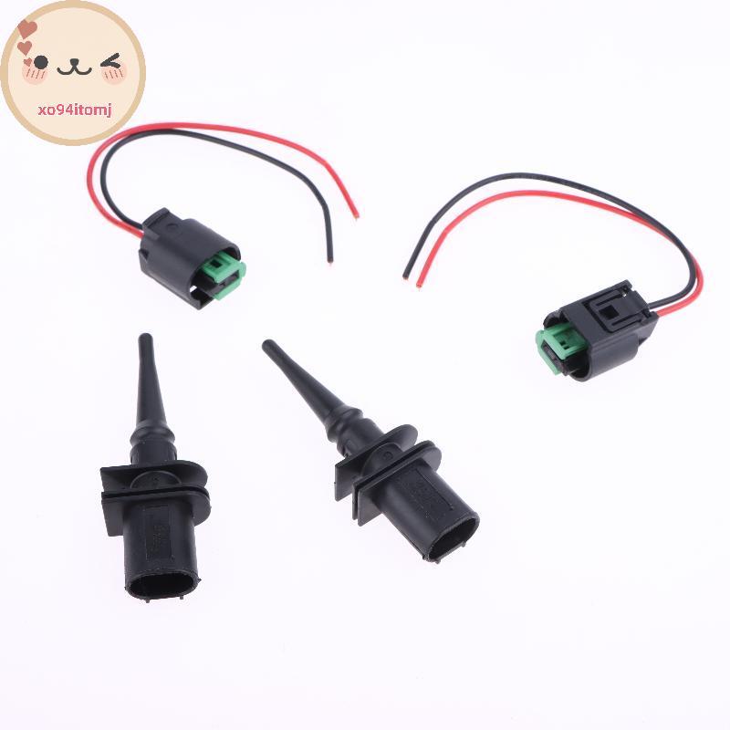 XOTOMJ ปลั๊กขั้วต่อ Ambient ภายนอกเซ็นเซอร์อุณหภูมิอากาศสําหรับ 1 6 7 Series E39 E46 X3 X5 X6 Z4 Z8 