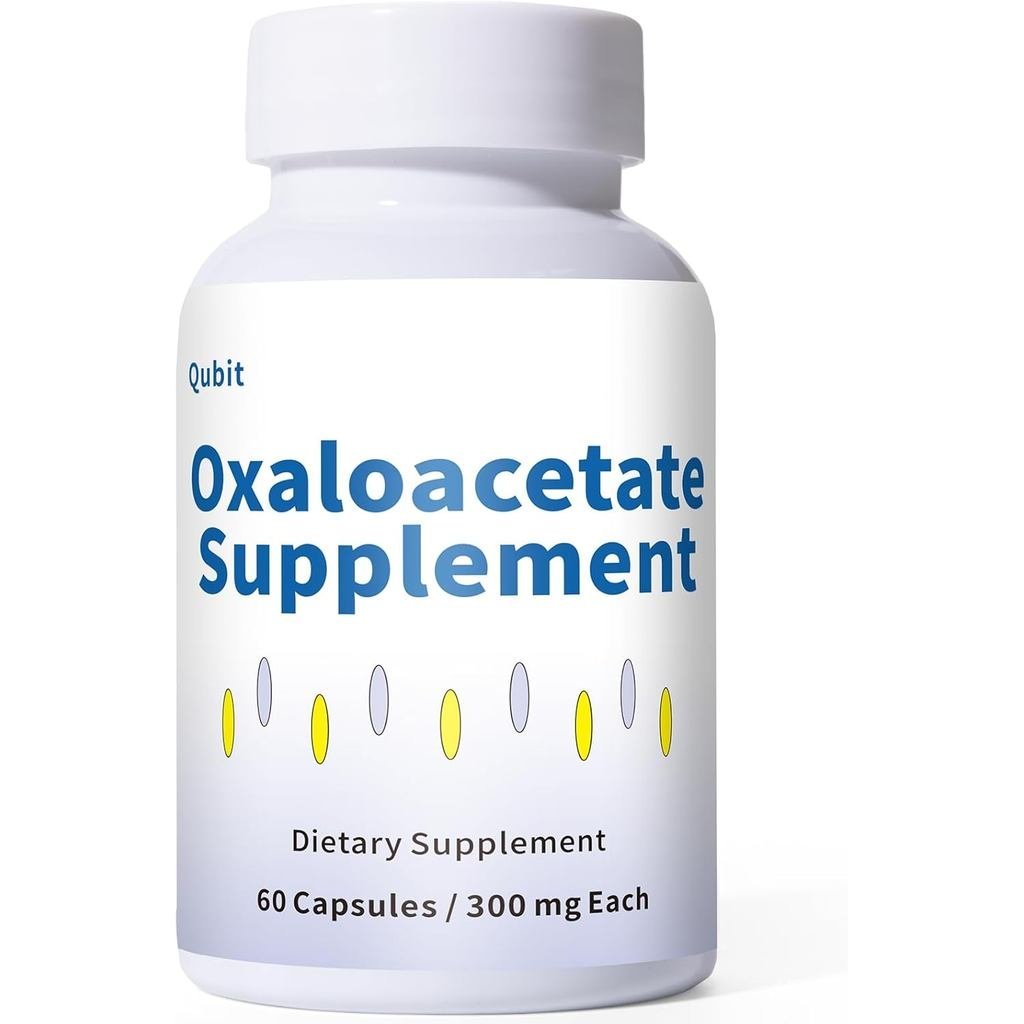 QUBIT Oxaloacetate อาหารเสริม (60 แคปซูล) – Cellular Energy & Focus, PMS & Mood Support – พร้อมวิตาม