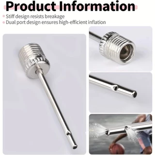 FOREVER 5/20/30 ชิ้นปั๊ม Pin, หัวฉีด Multi-Function Air ปั๊ม Inflatable Ball เข็ม, Protable พร้อม Hole Adaptors Air เข็มสําหรับ 4 ซม.ฟุตบอลบาสเกตบอลฟุตบอลวอลเลย์บอล
